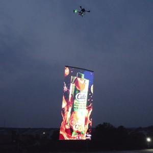 P25 Flying LED Screen 5x10M